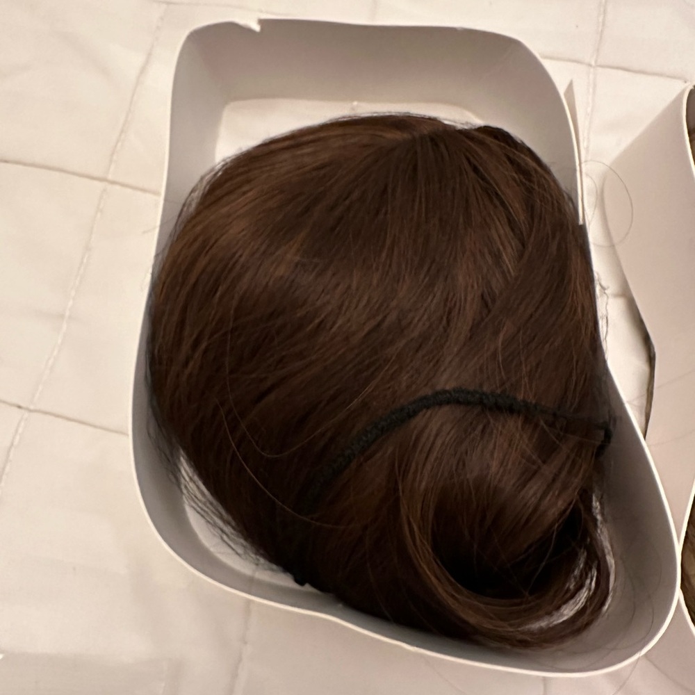 Hair Toppers! 2 colors left - Brown and brown red - blonde is sold